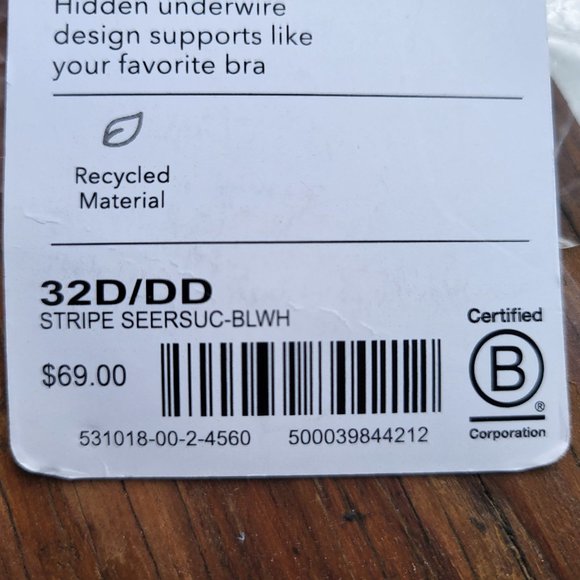 NWT Athleta Underwire Scoop Bikini Top, 32D/DD (34C, 32E) - Picture 7 of 7